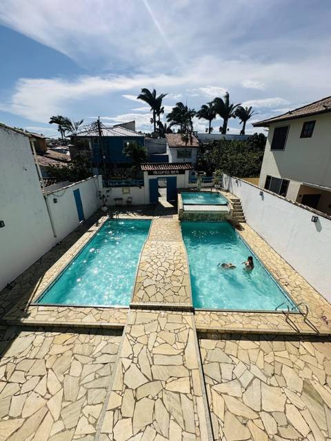 Piscina vista de cima